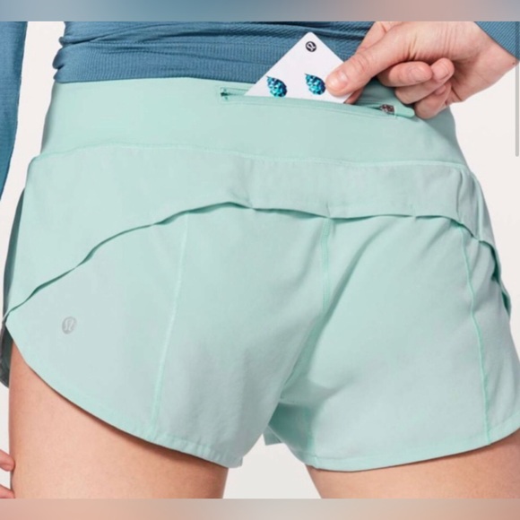 lululemon athletica Pants - lululemon athletica Speed Up Women's Mint Green Shorts Size 2